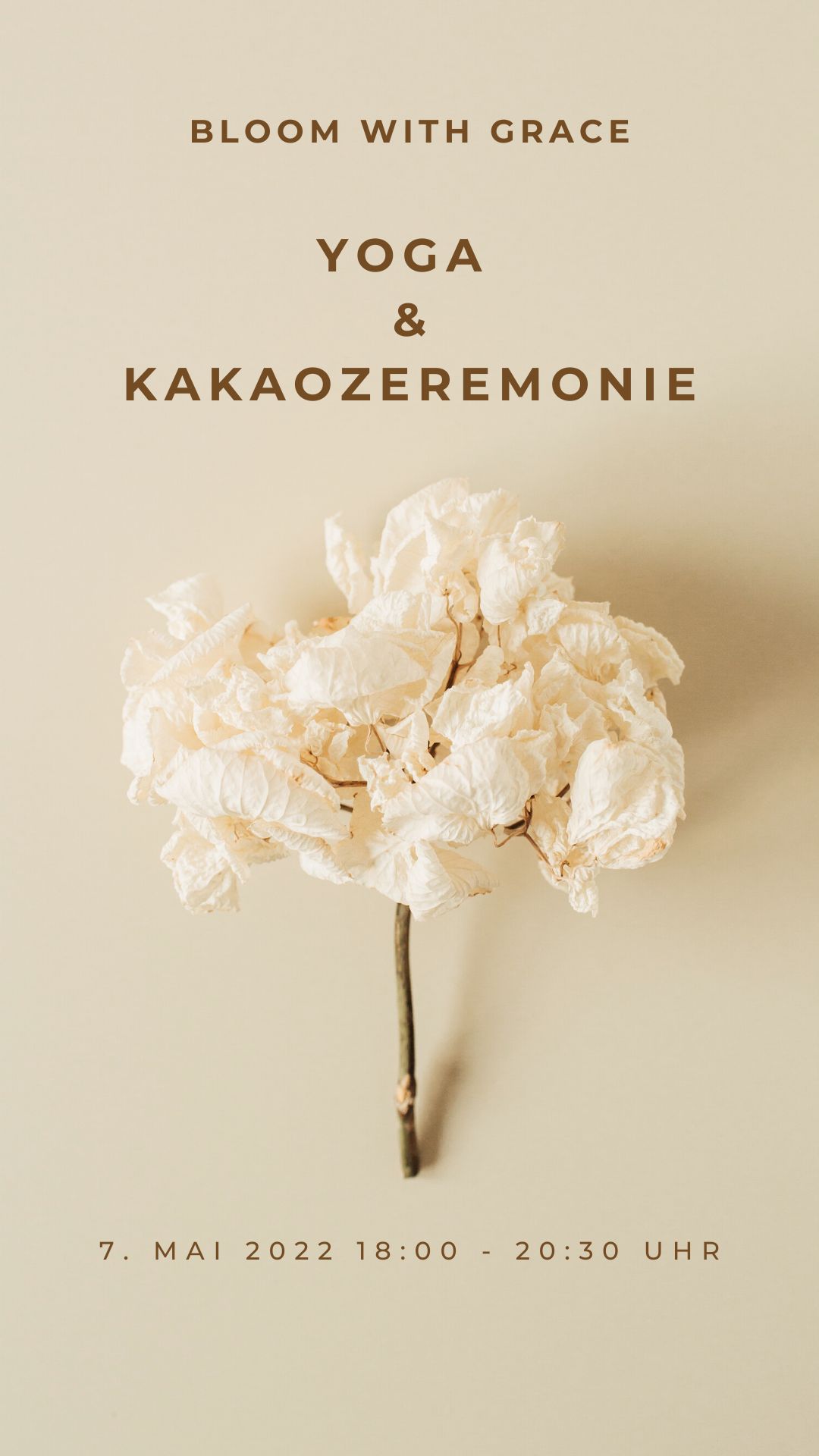 Bloom with Grace – Yoga & Kakaozeremonie